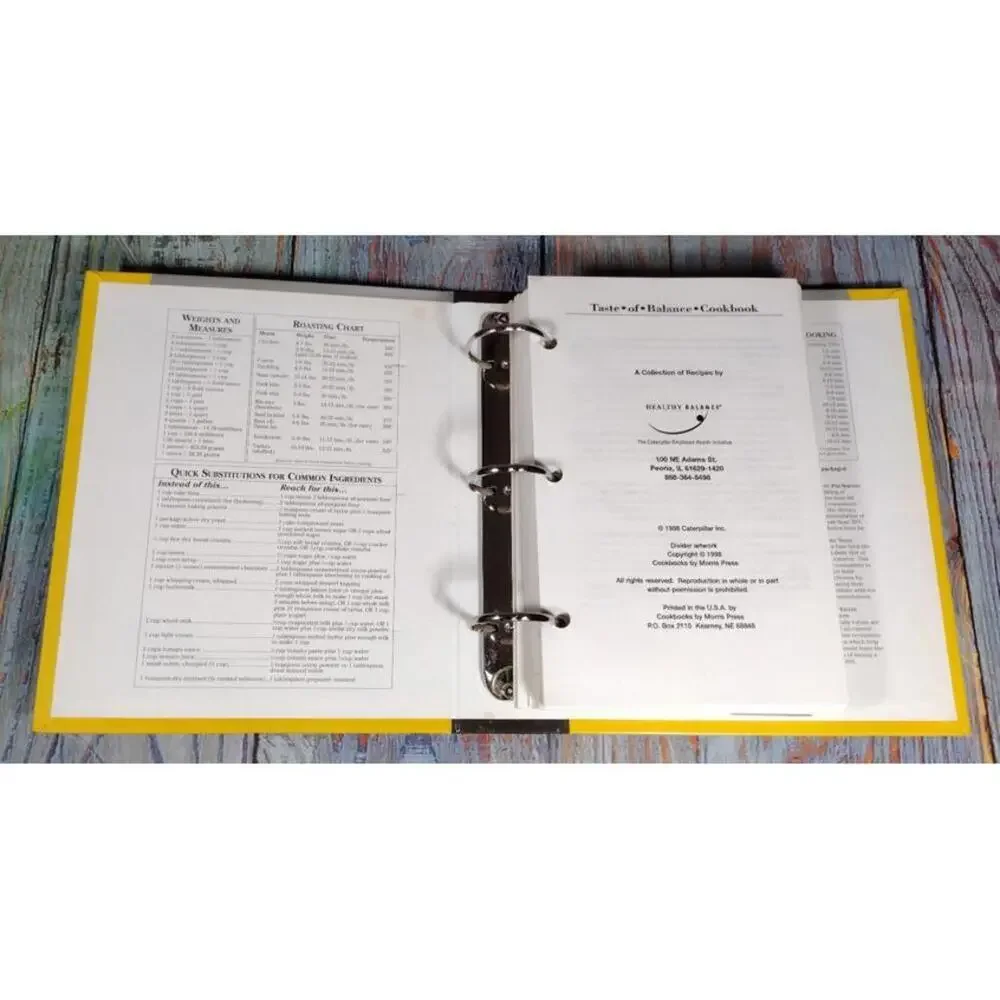 Taste of Balance Cookbook - Caterpillar Employee Health Initiative‎